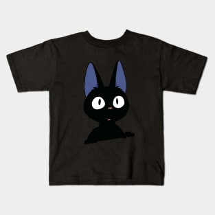 Black Cat Anime Kids T-Shirt